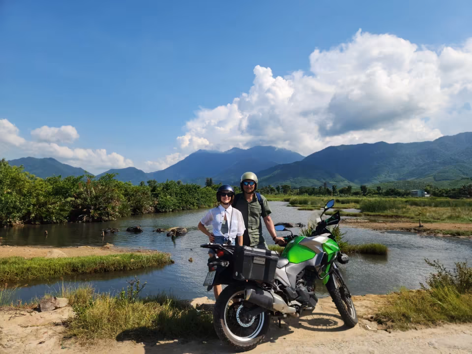 Hoian motorbike tour countryside