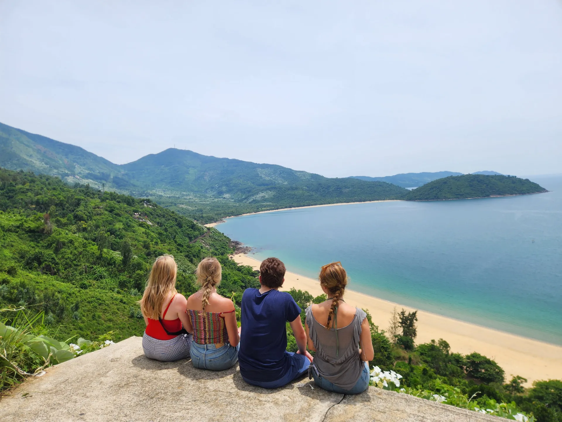 Hoi An motorbike tour view from Hai Van pass