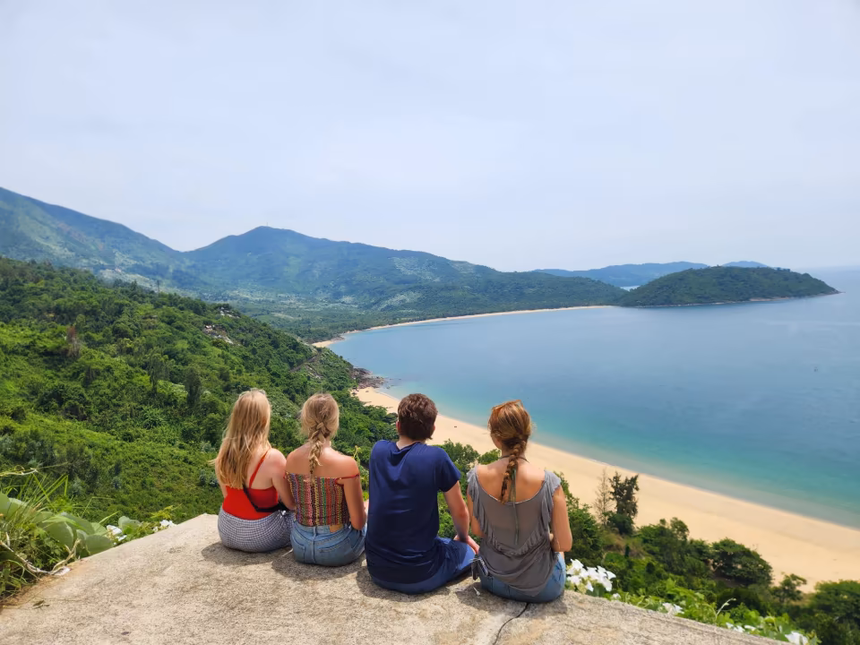 Hoi An motorbike tour view from Hai Van pass